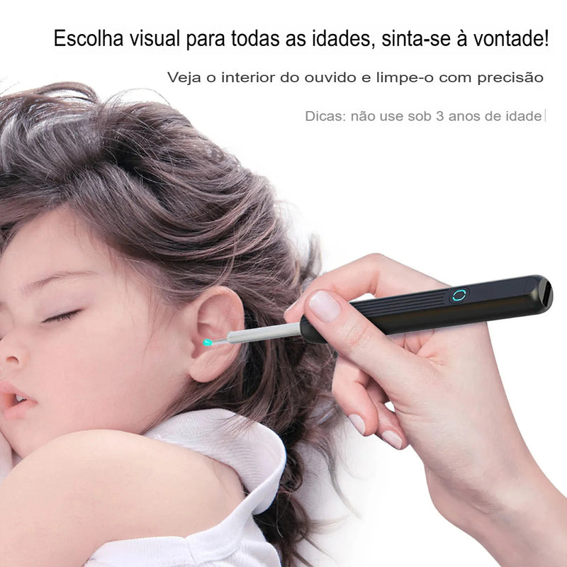 OtoClear  Limpador de ouvido sem fio via Wi-FI ios/Android