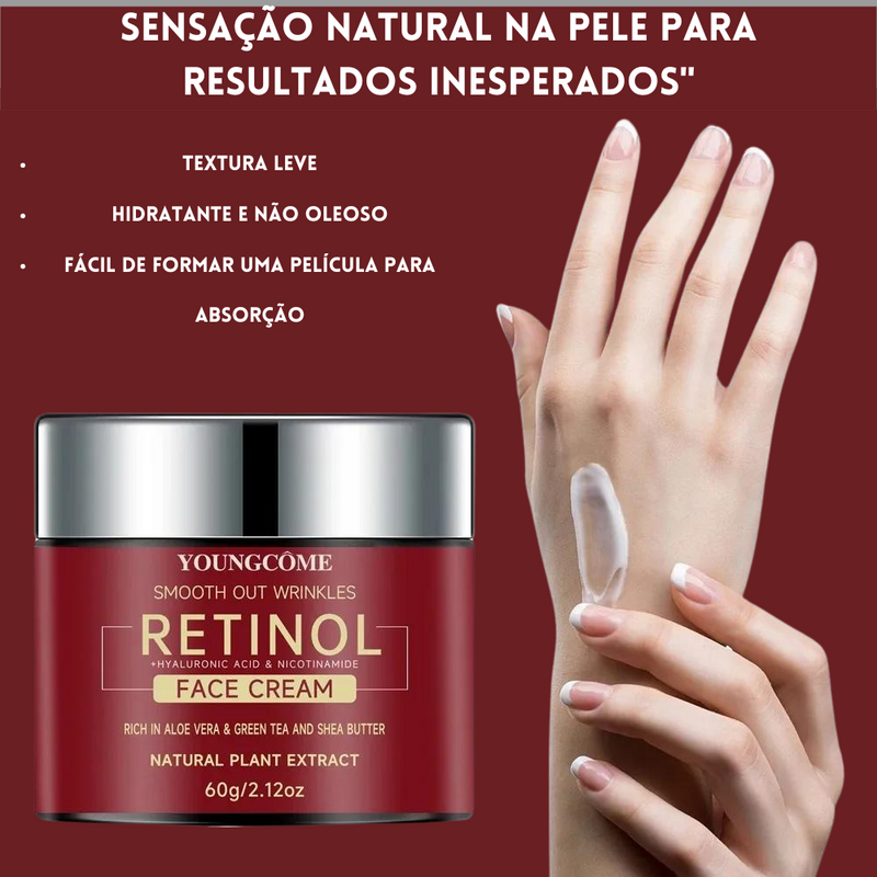 Creme Facial de Retinol Youngcôme