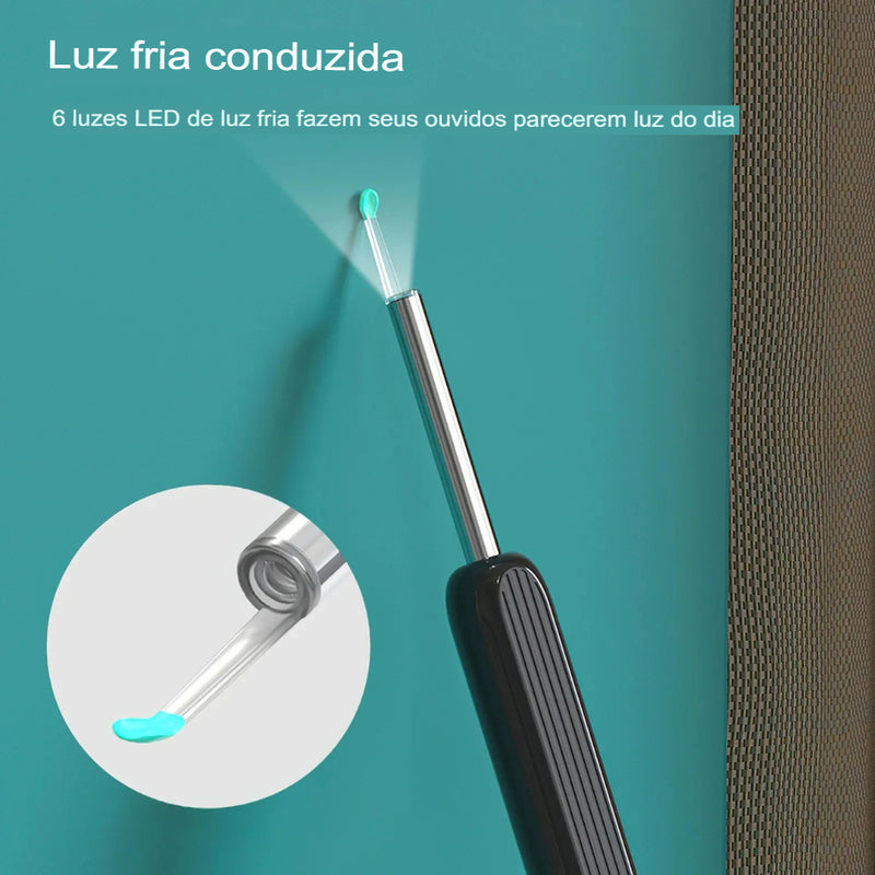 OtoClear  Limpador de ouvido sem fio via Wi-FI ios/Android